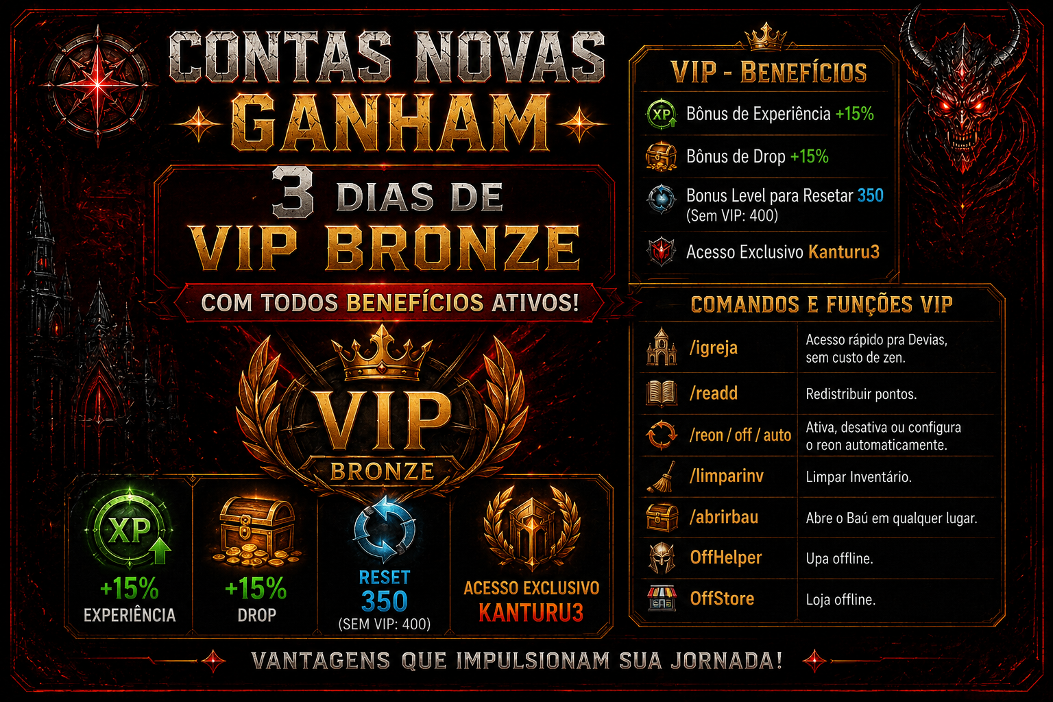 BÔNUS CONTA NOVA